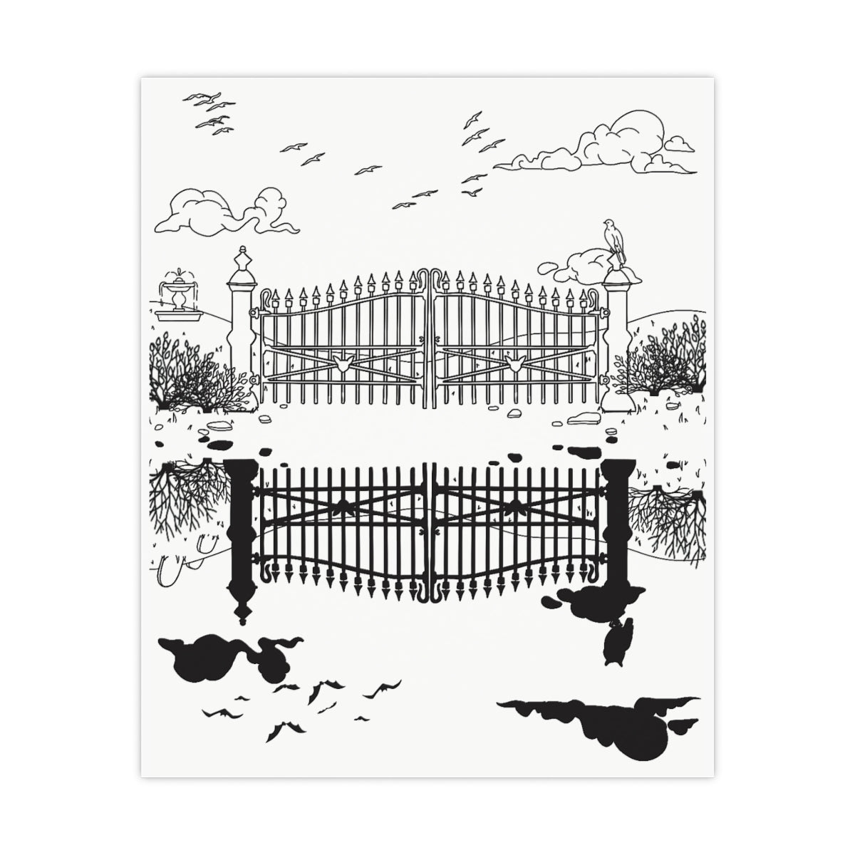 The Gate - Reversible Art Print